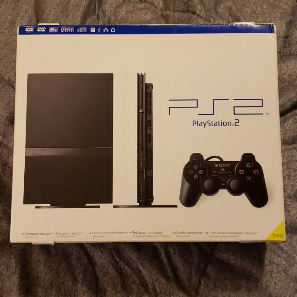 Box for PS2 Playstation 2, packing & paperwork